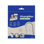 Серветка з мікрофібри MsHelen 30×30 см - для скла, дзеркал, хрому, без розводів